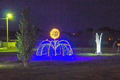 В Большой Черниговке благоустроили территории на въезде в село
