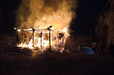 В селе Старая Рачейка Самарской области сгорел дом 6 октября