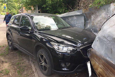 Пенсионер на Оке не пропустил Мазду в центре Самары