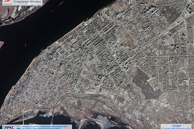 Роскосмос опубликовал фотографию Самары из космоса