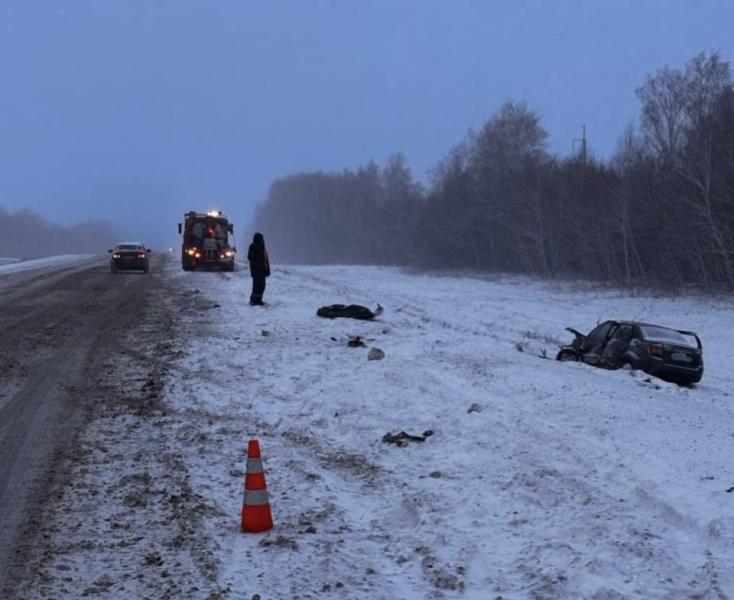 4 человека в больнице: стали известны подробности аварии на трассе в Самарской области 13 декабря