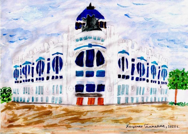 Юная художница из Самары выпустила открытку к 85-летию филармонии