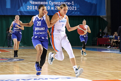 Баскетболистки "Самары" уступили сибирячкам из "Динамо"