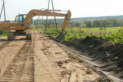 Ремонт дороги в Большечерниговском районе планируют завершить в октябре