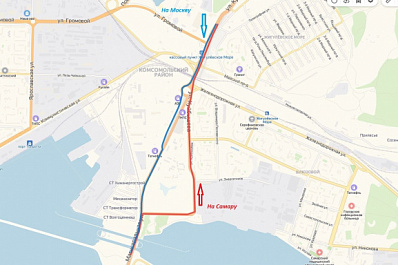 В Тольятти поменяли схему движения транспорта на трассе М5