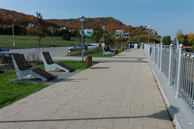 В Жигулевске завершено благоустройство набережной