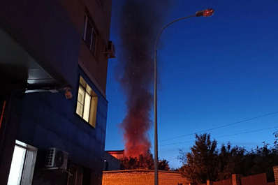 В Самаре 11 мая на улице Аксакова вспыхнул пожар