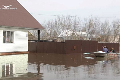 В Кинель-Черкассах остаются затопленными около двух десятков домов