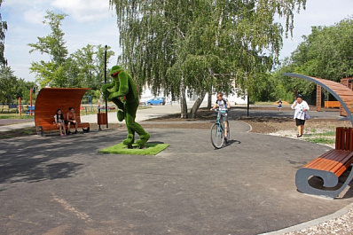 В Самарской области открылись две новые благоустроенные общественные площадки 