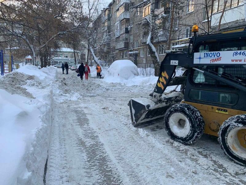 Администрация Самары: усилия всех служб направлены на уборку от снега