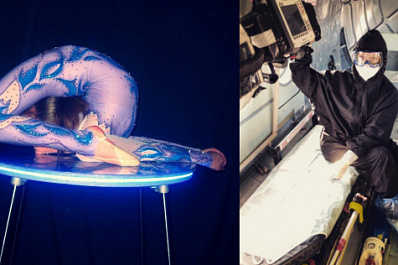 Из цирка - в операционную: самарская медсестра рассказала, как совмещает работу в больнице и воздушную гимнастику