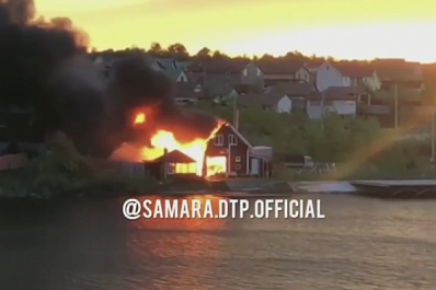 В Самарской области частный дом мог сгореть от удара молнии