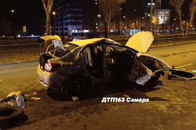 Пять человек пострадали в аварии на ул. Ново-Садовой в Самаре