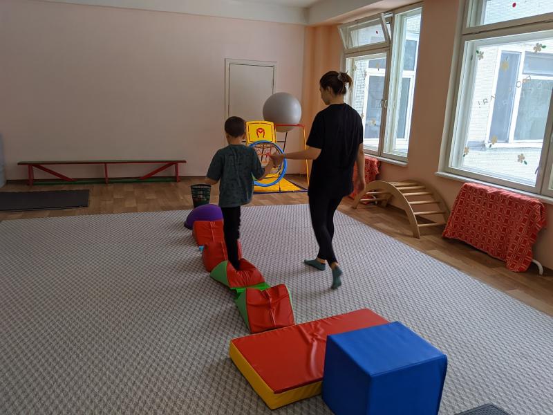 В Жигулевске для особенных детей проводят занятия по адаптивной физкультуре