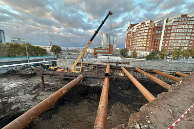 В Самаре продолжаются работы по строительству здания планетария