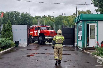 В Самарской области прошли пожарные учения в детском санатории