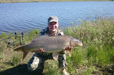 В Самарской области огромного карпа поймали на "ананас"