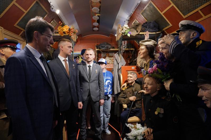 "Поезд Победы" сделал остановку в Самаре