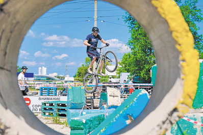 В Самаре прошли чемпионат, первенство и Кубок России по велотриалу