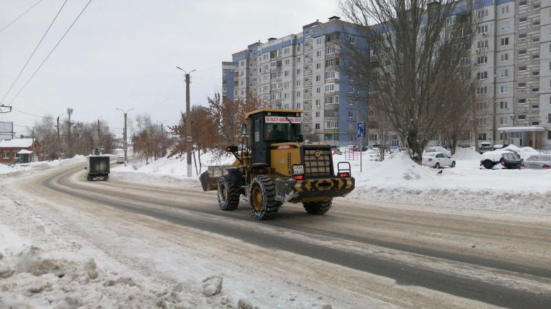 122 человека и 59 спецмашин: как убирают снег в Новокуйбышевске 