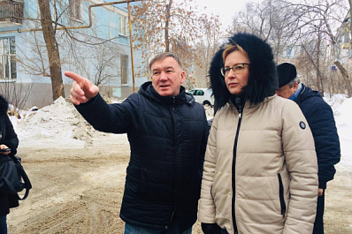 Глава Самары объехала дворы Железнодорожного района