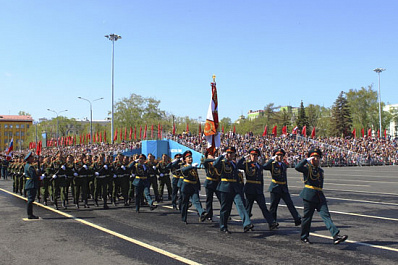 В Самаре прошла первая репетиция парада Победы