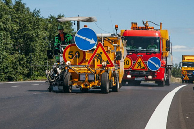 В Самарской области до четырех полос расширяют участок трассы М5