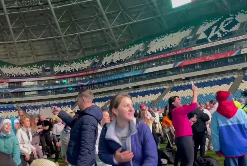 "Россия – спортивная держава": на фестивале "Накрути себя" установлен рекорд по самой массовой фитнес-тренировке