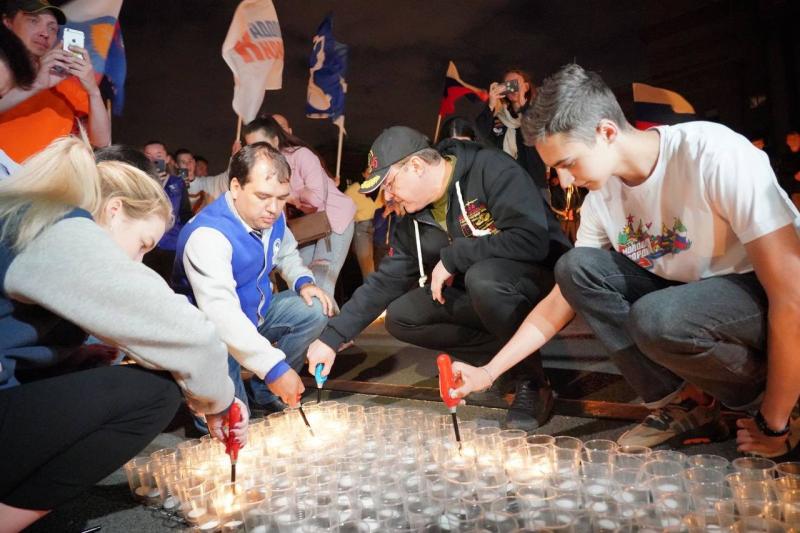 Самарская область присоединилась к акции "Огненные картины войны"