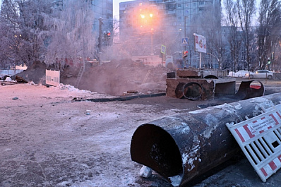 Подключать к теплу дома, пострадавшие от коммунальной аварии в Самаре, начнут около 13:00