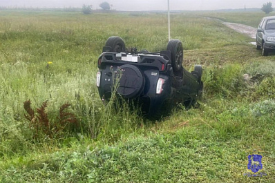 В Сызранском районе 13 июля женщина на "Ниве" улетела в кювет