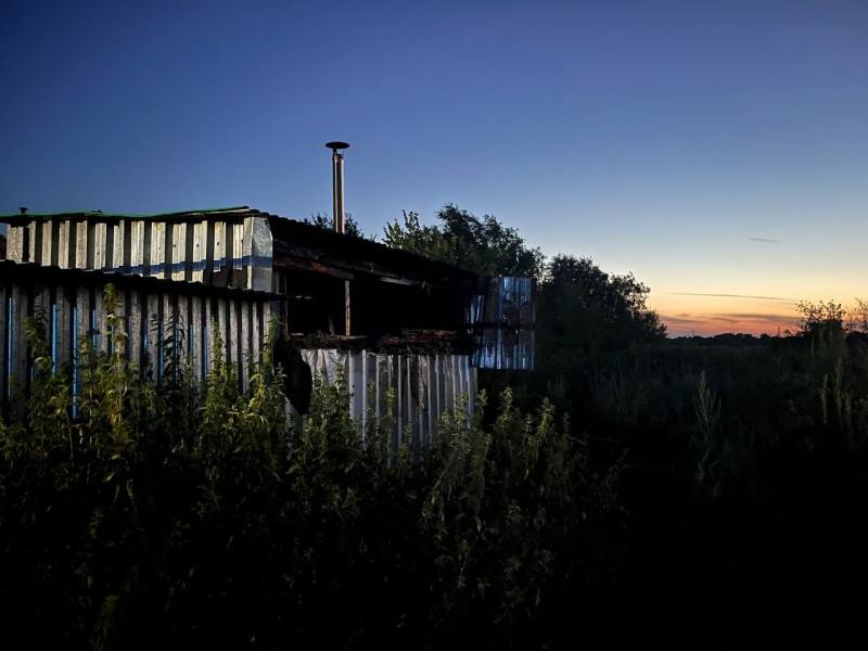 В Самарской области полыхала баня на 15 "квадратах"