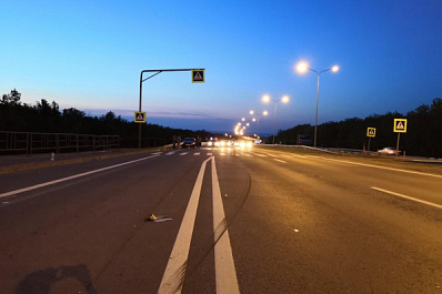 В Самарской области на пешеходном переходе иномарка сбила человека