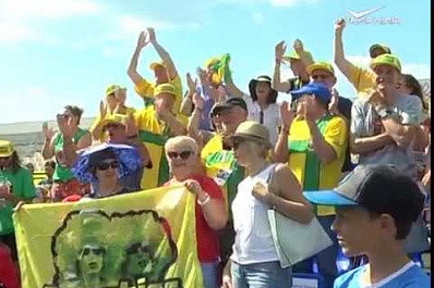 Самарские болельщики обыграли австралийцев со счетом 10:8