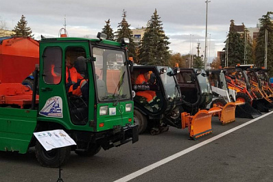 Коммунальщики Самары подготовили технику к борьбе с непогодой