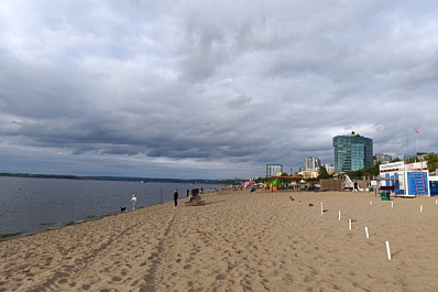 Температура воды в Волге пока не опустилась ниже 20 °C