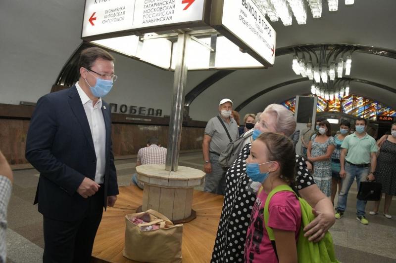 Новый поезд метро выпустили в рейс в Самаре