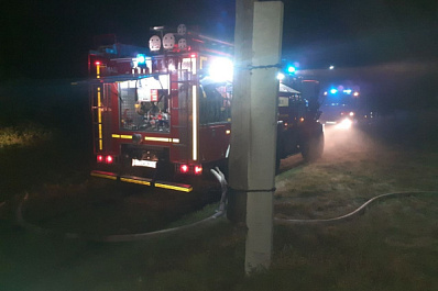 В Самарской области загорелась баня на 40 "квадратах"