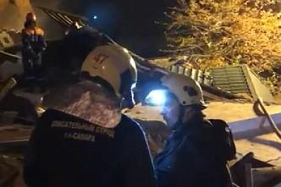 Видео: взрыв газа разрушил дом в Самаре, погиб человек