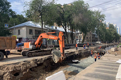 В Самаре на улице Дачной началась перекладка теплотрасс
