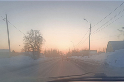 В Самарской области из-за непогоды временно перекрыли дорогу