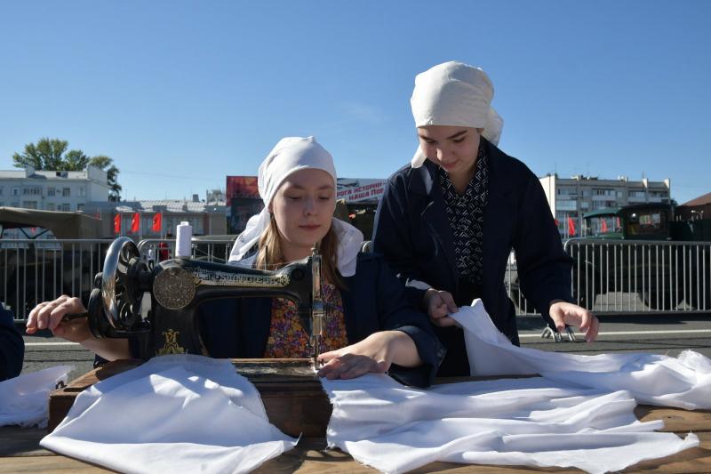 Интерактивный музей "Дорога истории - наша Победа" встретил первых посетителей