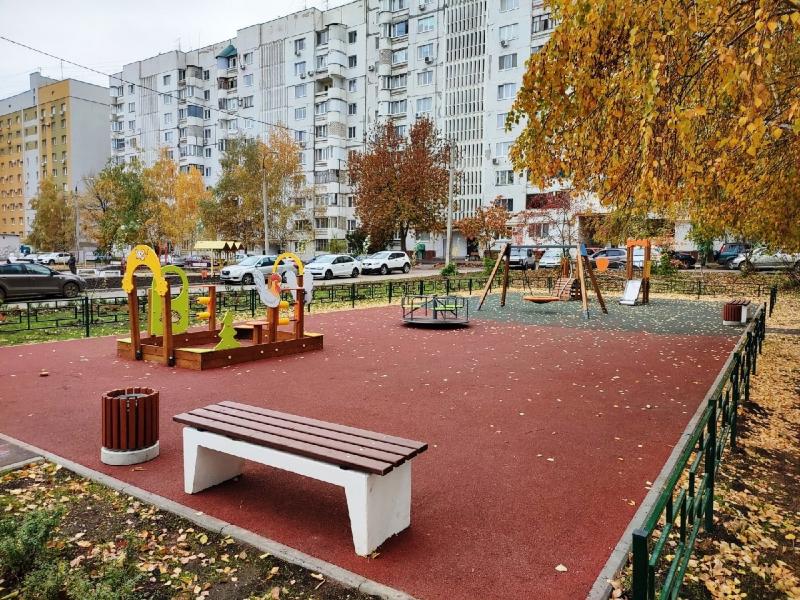 В Красноглинском районе Самары завершили сезон благоустройства дворов на 2022 год