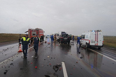 В Самарской области перекрыли участок трассы Р229 из-за аварии