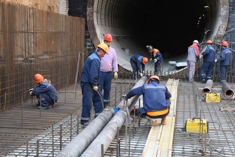 В Самаре активно ведется строительство станции метро "Театральная"