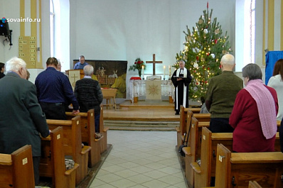 В лютеранской церкви прошли торжества по случаю Рождества