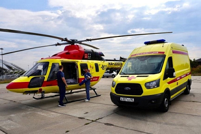С начала года в Самарской области 76 пациентов доставили в больницы вертолетом