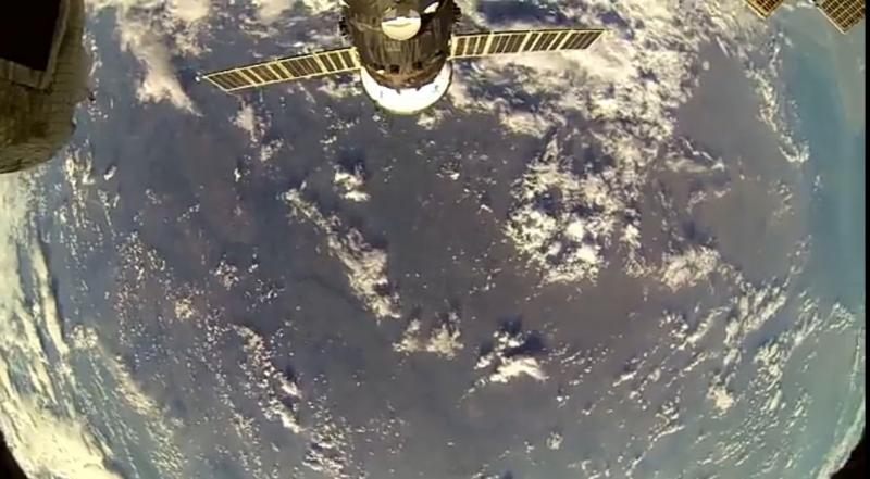 Российский космонавт заснял Самару с орбиты Земли