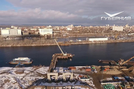 Губерния на высоте. Строительство Фрунзенского моста (29.11.2016)