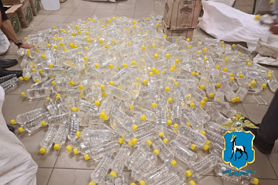 В Самаре во время рейда изъяли 133 тысячи литров подпольного алкоголя